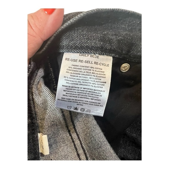 Daily Blue Mantra Denim Wide Barrel in Onyx Wash lButton Fly Jeans Size 27,28 - Picture 5 of 16